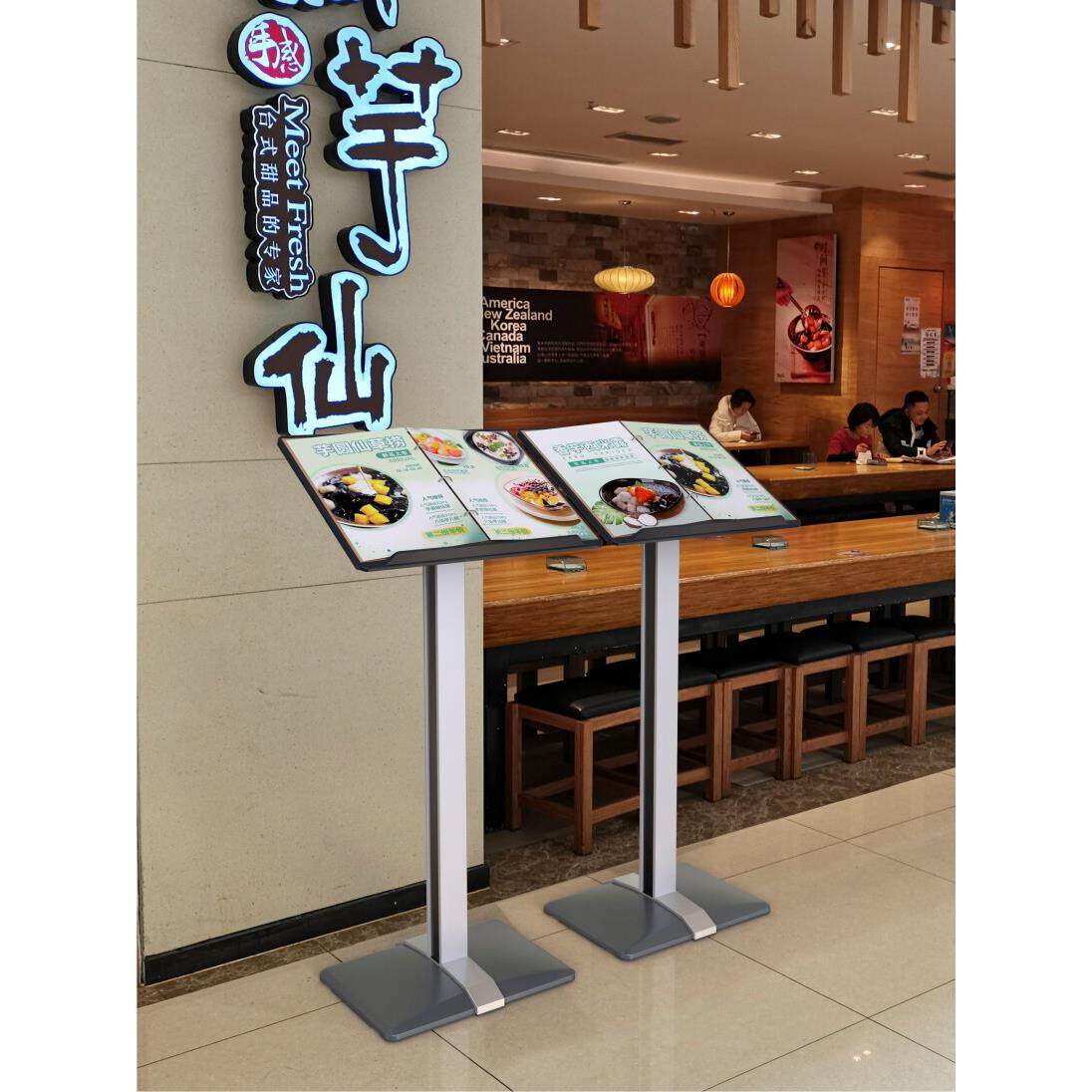 合同展示架餐厅菜单房地产信息架食谱架基础相册展示架翻页展示架