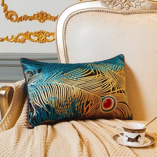 轻奢现代沙发靠垫套长方形抱枕套30x50cm小腰枕腰垫靠枕