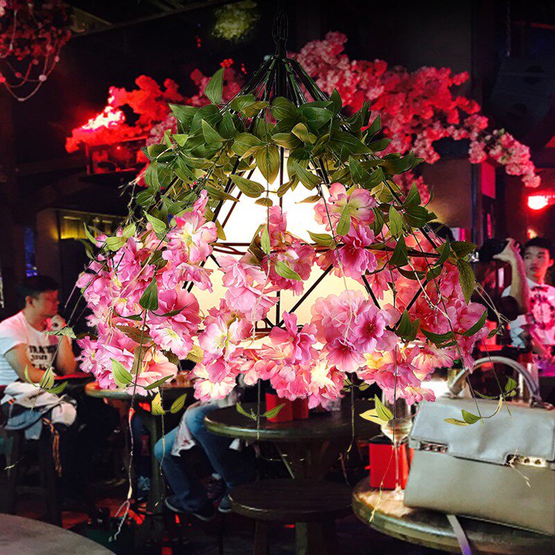 植物吊灯音乐餐厅酒吧吊灯清吧酒馆H吊灯焼烤吧火锅店卡座吊灯