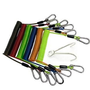 潜水手电筒失手绳摄影补光灯水下安全流钩防水相机防丢绳防失弹簧