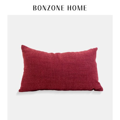 民族风抱枕色沙发客厅靠垫套简约纯色方形不含芯飘窗靠枕靠背垫