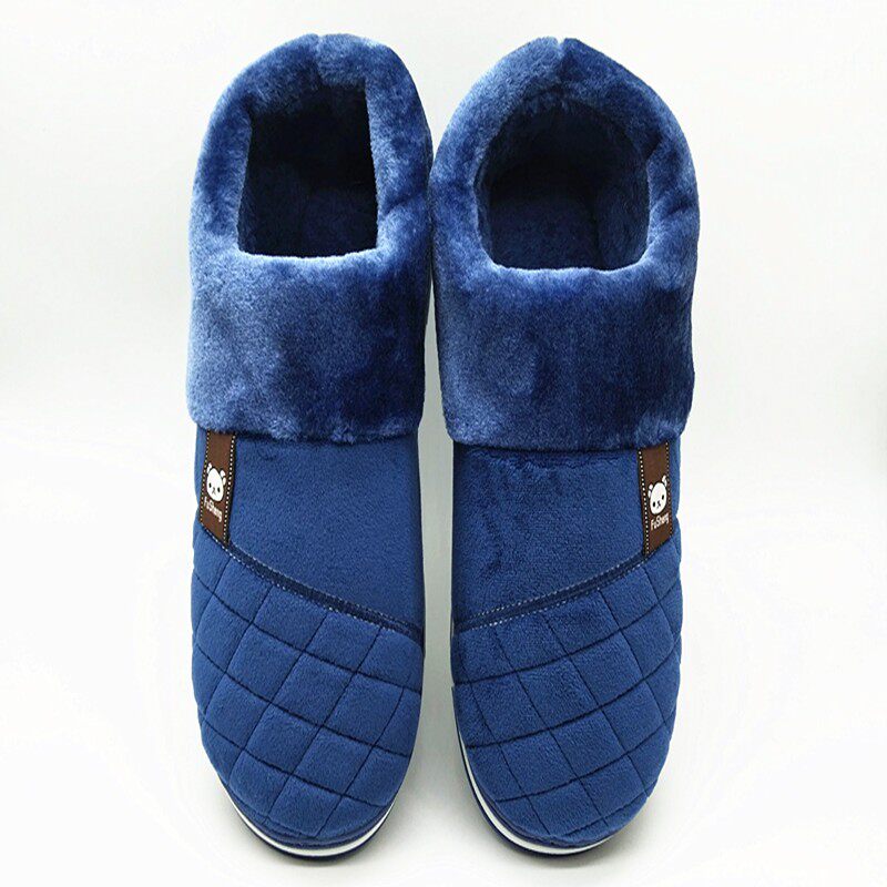 冬季男士棉拖鞋45特大码46加大号47家居家48防滑保暖44Z包跟棉鞋