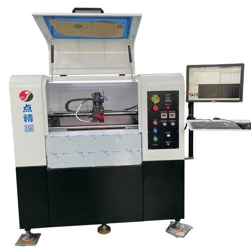 在线式全自动视觉喷胶机PCAB板红胶喷胶自动定位无需治具