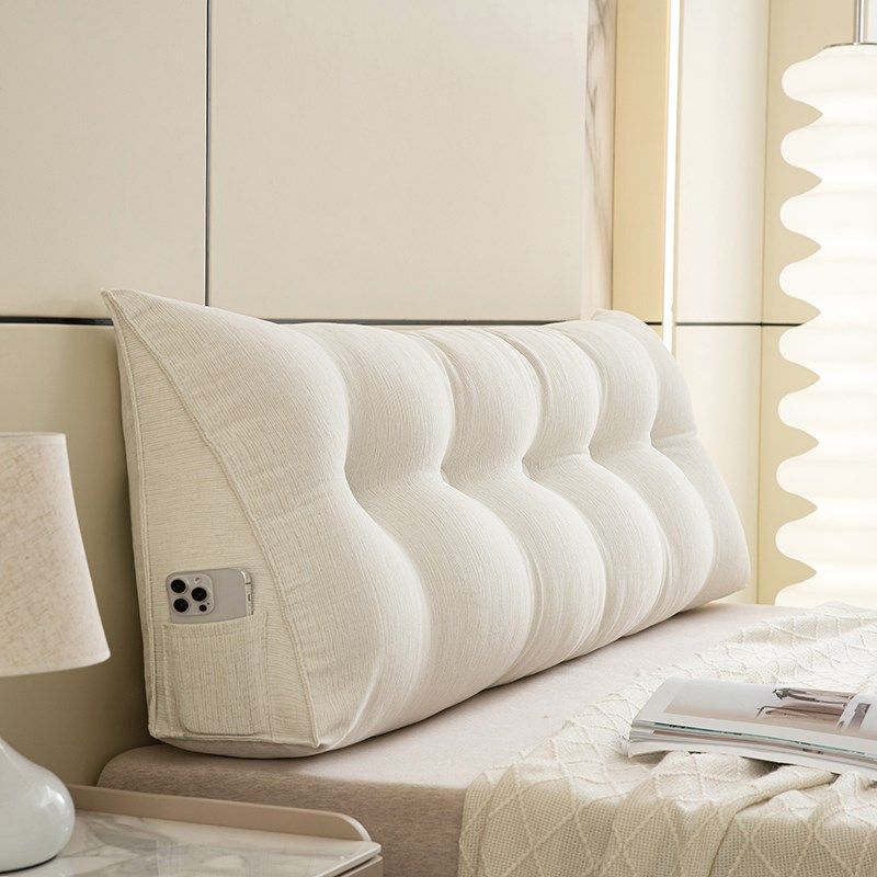 锦涤麻 三角床头靠垫大靠背床上靠枕无床靠榻榻米床上2025新款,居家布艺,床头靠垫,淘宝优惠券,粉丝福利购,淘宝优惠卷