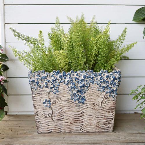 长方形大号花盆阳台户外种花北欧简约绿植特大花槽花箱绿萝盆景盆