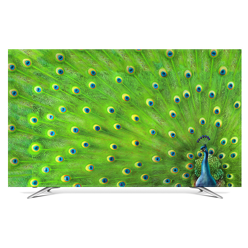 电视防尘布电视机罩套液晶挂式50英寸55曲面60壁挂65盖布4Z2台式4