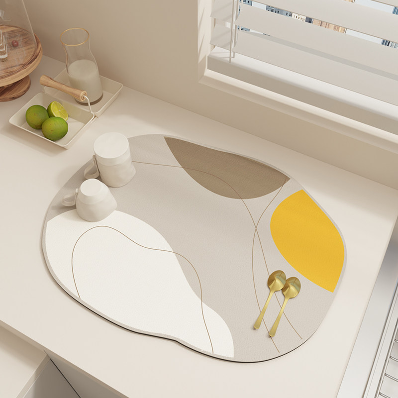 厨房沥水垫吧台碗盘杯子防霉干燥垫酒店洗手台吸水速干隔水隔热垫,居家布艺,厨房地垫,淘宝优惠券,粉丝福利购,淘宝优惠卷