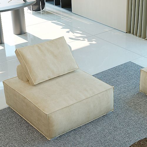 意式极简沙发套子罩子全包豆腐块磨砂弹力布艺防猫抓沙发套笠直排