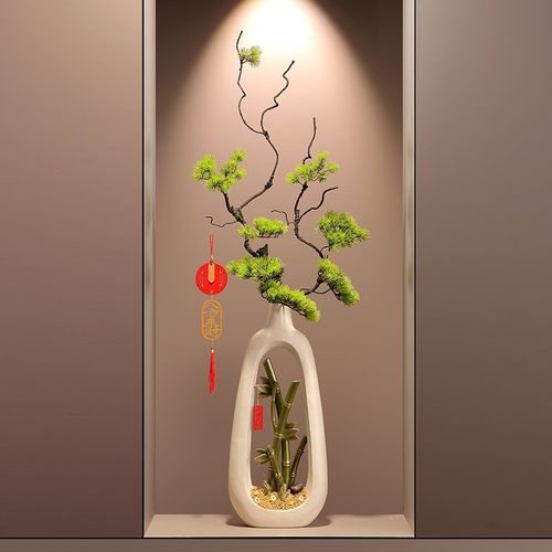 石来运转客厅大型落地摆件高级感电视柜沙发旁招财装饰品开业礼物