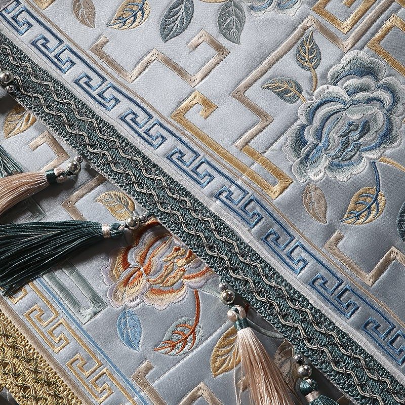 高端冰箱防尘盖布罩巾顶轻奢中式绣花单双开门卡萨帝家用2024新款