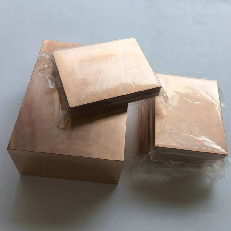 W70Cu30钨铜块钨铜板焊接钨铜方料钨铜电极铜钨非标订制