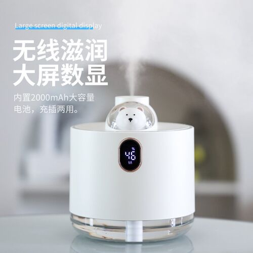 加湿器家用静音卧室孕妇婴儿办公室桌面小型宿舍学生空气充电便携