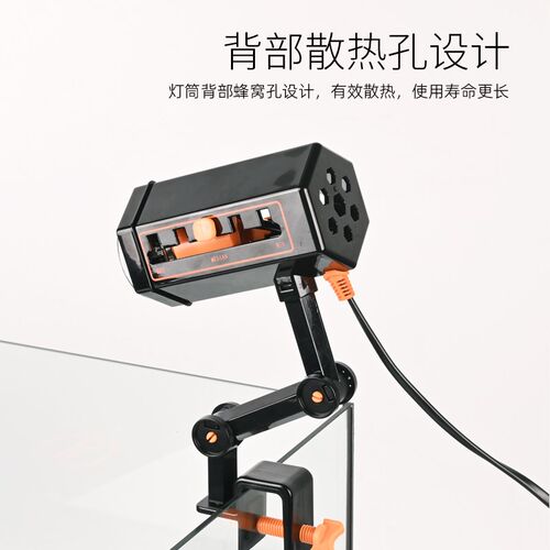 乌龟专用晒背灯架冬天取暖uva太阳灯全光谱uvb爬宠补钙加热灯泡