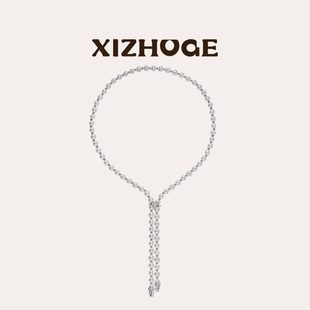 snake天然白珍珠项链女款 Lucky 高级饰品 Energy能量 喜珠阁