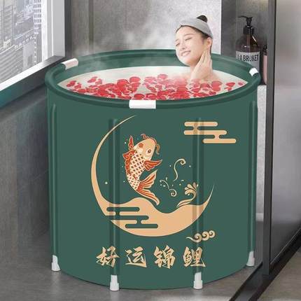 可折叠洗澡桶浴桶儿童浴缸浴桶大人加厚泡澡桶家用简易沐浴盆神器