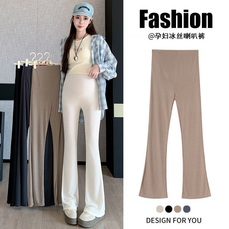 孕妇裤子夏装外穿宽松显瘦轻薄透气冰丝高腰微喇裤夏季孕妇休闲裤,孕妇装/孕产妇用品/营养,孕妇打底裤,淘宝优惠券,粉丝福利购,淘宝优惠卷