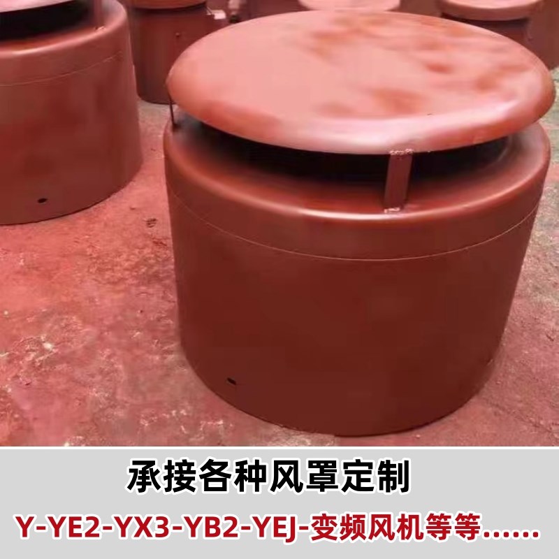 电机风帽带防雨罩132 160 180 200 225 250 280 315风罩Y电机YE2