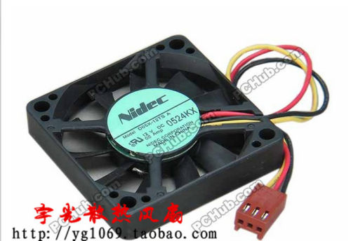 Nidec 5010 12V 5CM风扇 CPU 机箱 显卡 工控机风扇 D05X-12TS A