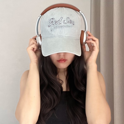 Redson字母韩版大头围棒球帽男女