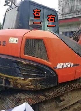 久保田KX183/183-3/KX175-5挖掘机上下挡风前后左右门窗钢化玻璃