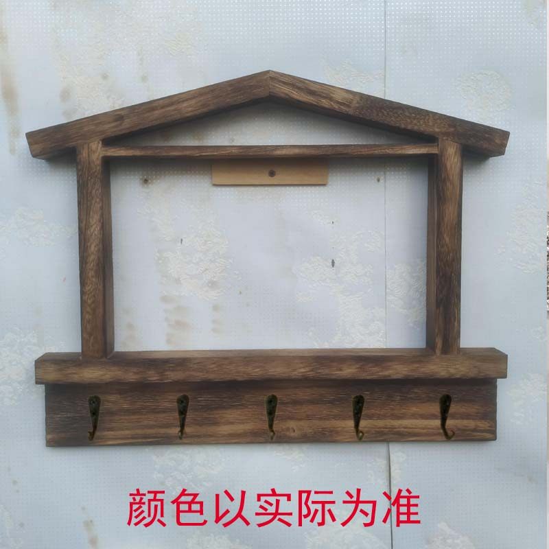 可挂物开关贴家庭插座装饰贴实木可视门铃贴田园风电源贴可定制定