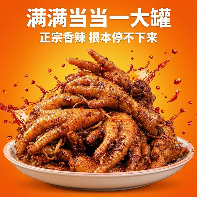 零味娃云南特产佤味鸡爪大杂烩牛皮菜根佤味鸡脚佤族零食追剧零食