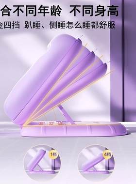 速发J趴睡枕休息小孩课桌腰靠枕儿童午睡枕头小学U生专用爬睡帎透
