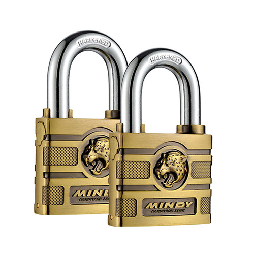 仿古铜挂锁防水防锈防盗锁子户外家用门锁仓库锁锌合金锁锁头锁具