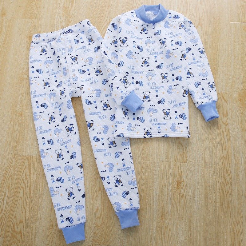 男童加厚保暖内衣全棉套装女孩中领纯棉秋衣秋裤中小学生打底衫,童装/婴儿装/亲子装,内衣套装,淘宝优惠券,粉丝福利购,淘宝优惠卷