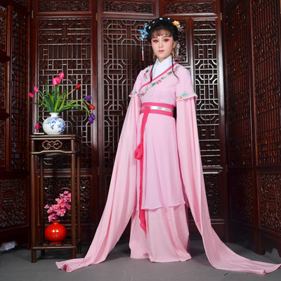 戏曲古装越剧黄梅戏小姐宫女丫鬟戏服菱花镜衣双玉蝉小旦花旦服装