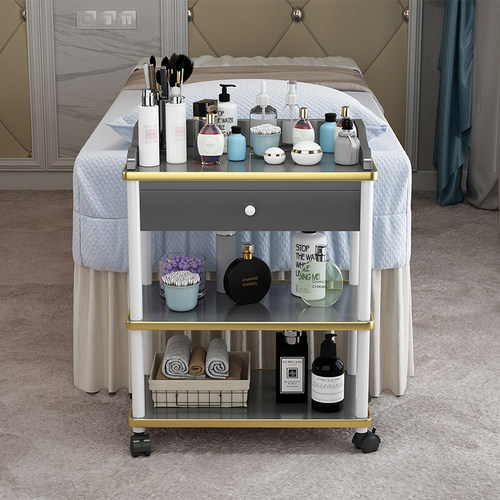 美容推车高档专用三层置物架美容院仪器小推车理发店移动工具柜子