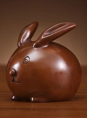 铜欣祥 紫铜十二生肖创意家居装饰品摆件客厅玄关办公室饰品摆件