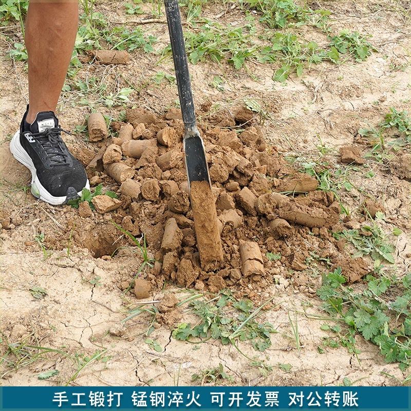 锰钢考古洛阳铲子头取土器勘探z打井电线杆洞神器专用挖洞取样工