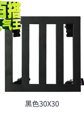 带轮花盆移动托盘正方形滑轮1黑色D结实室内花架新款架子托架迷你