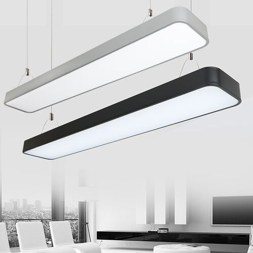 LED吊线办公灯长条日光灯教室灯现代简约创意办公室商场超市灯