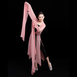 上衣演出服 古典舞练功服身韵纱衣水袖 水袖 舞蹈服女成人儿童甩袖