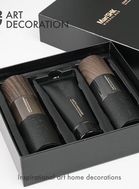 样板房衣帽间梳妆k台卫生间男士护肤品面霜套装装饰品摆件拍摄道