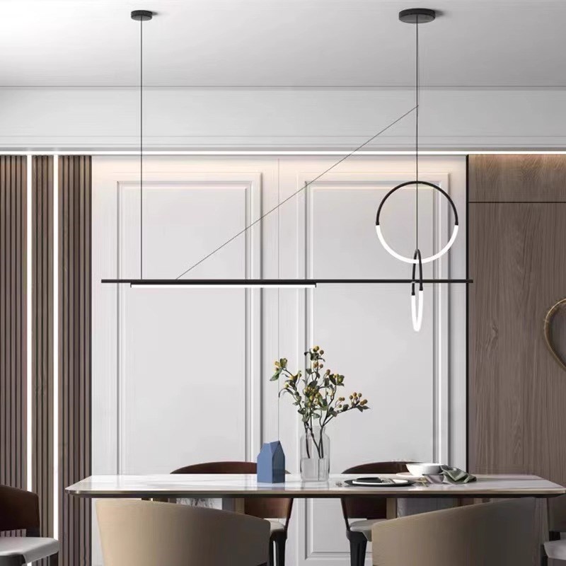 前台吧台样板间专卖店展厅创意个性现代北欧设计师款吊灯网红餐厅