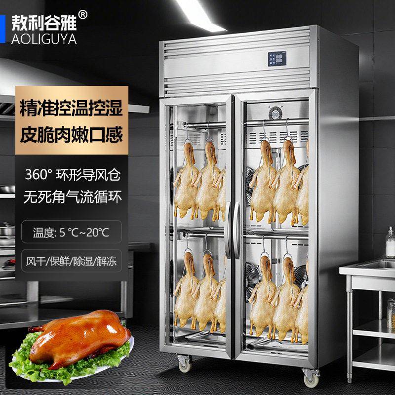 智能风干晾鸭柜商用大容量晾胚柜吹干烘干柜烤鸭乳鸽挂肉保鲜柜