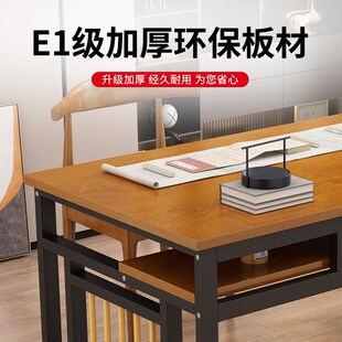 书画桌书法桌子桌绘画练写毛笔字培训案台双层简易家用书法桌