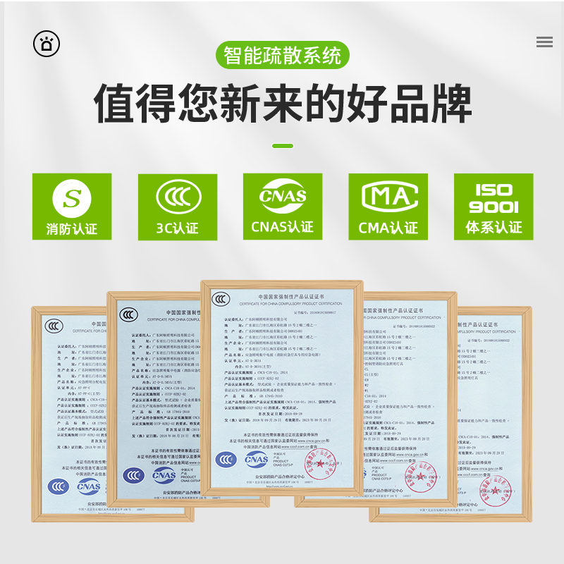 阿顿消防应急智能疏散指示系统 集中控制型消防应急照明标志灯具