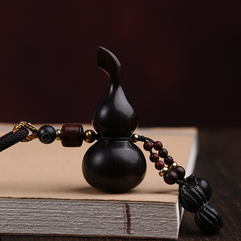 檀木葫芦汽车挂件挂饰内饰品车载男女士款生肖吊坠创意后视镜挂件