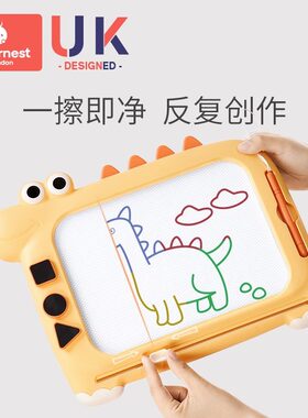 科巢儿童画板婴幼儿岁磁性涂色涂鸦宝宝写字板擦消除