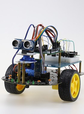 duino意大利发板智能小车机器人DI入门学习编程车
