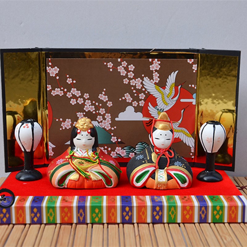 日偶女皇对偶武士迷你鲤鱼旗装饰摆盘酒店日料装饰礼品
