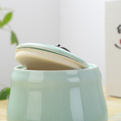 白茶礼盒包装空盒陶瓷茶叶罐密封安吉白茶包装盒福鼎白茶包装通用