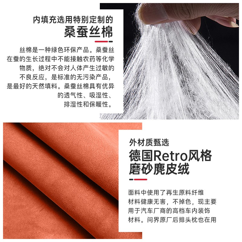 适用于问界M7/M9/M5头枕汽车座椅枕头改装内饰用品车内配件