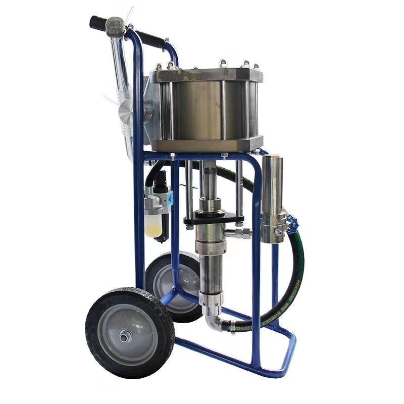 长江管道内壁喷涂机气动管道内壁喷砂枪防锈防腐管道油漆喷漆机器