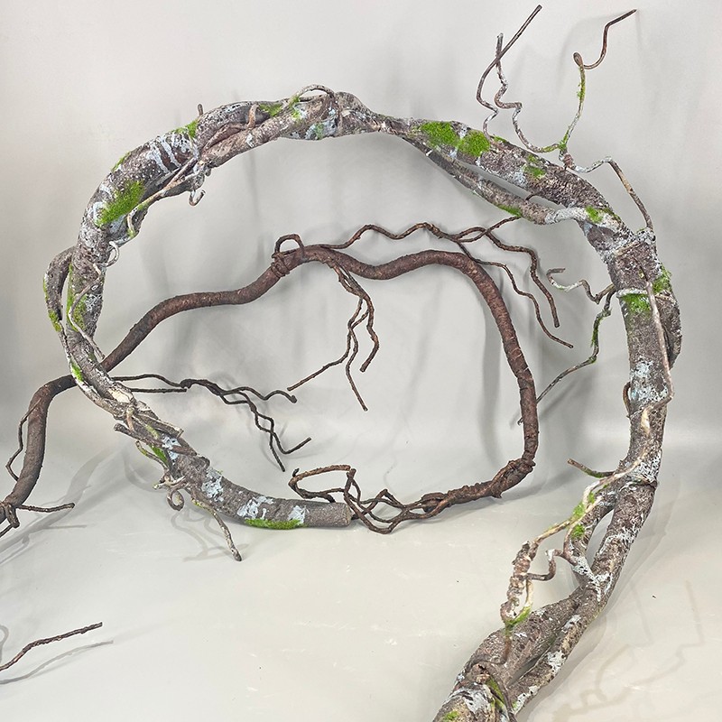 仿真藤枯树枝干藤森林泡沫藤条缠绕藤蔓植物婚庆花艺柱子管墙装饰