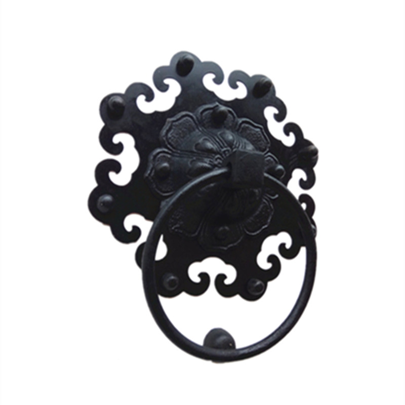 仿古中式铸铁加大门环老式大门兽头拉手门环门钹铁环拉手